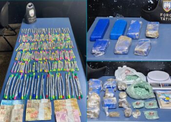 Operação Pré-Carnaval em Aracruz: dois presos e drogas apreendidas - Foto: PMES