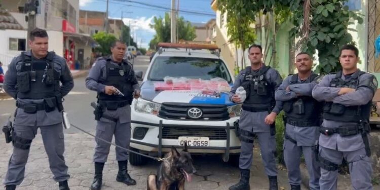 PM apreende revólveres e 25 tabletes de maconha em bairro de Colatina - Foto: PMES