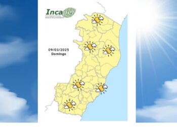 Veja como fica o tempo no ES e Colatina neste domingo (9) - Foto: Incaper