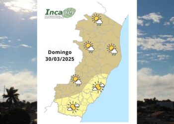 Veja tempo para o ES e Colatina neste domingo (30) - Foto: Incaper