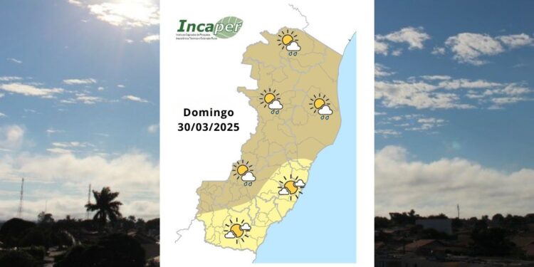 Veja tempo para o ES e Colatina neste domingo (30) - Foto: Incaper