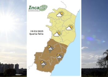 Veja previsão do tempo para o ES e Colatina nesta quarta (19) - Foto: Incaper