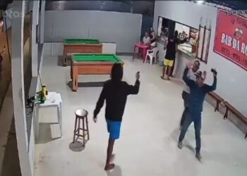 Proprietária de bar baleada durante assalto em São Domingos do Norte - Foto: Reprodução