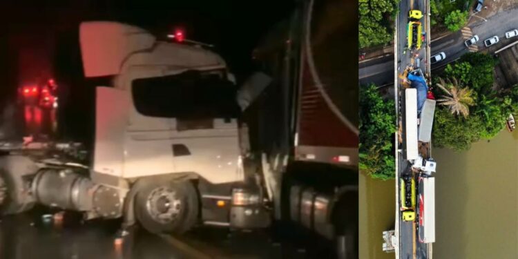 Acidente grave BR-101: 5 veículos, 1 morto e interdição total em São Mateus - Foto: Rede Social