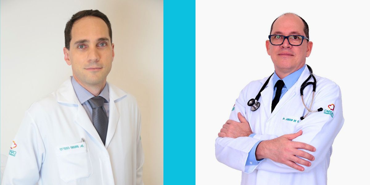 Cardiologistas: DRº Bruno Ceotto e DRº Jansem Bonfim - Foto: Divulgação