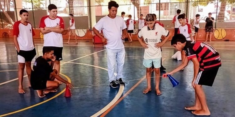 Matemática no futebol: projeto inovador em escola de Baixo Guandu - Foto: Sedu