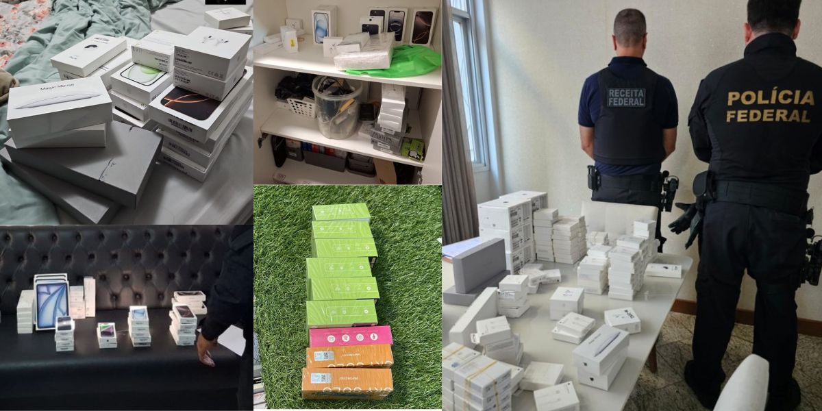 Golpe milionário no ES: PF e Receita desmantelam esquema de eletrônicos ilegais - Foto: PF/Divulgação