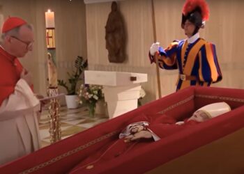 Papa Francisco: Vaticano divulga primeiras imagens do velório na Casa Santa Marta - Foto: Vatican News