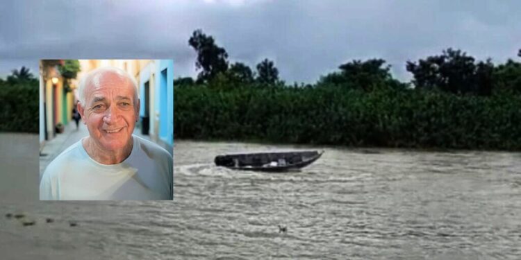 Homem morre afogado em Rio de São Mateus após queda de barco; outro resgatado - Foto: Rede Social