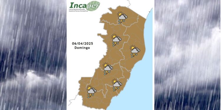 Veja previsão do tempo para o ES e Colatina neste domingo (6) - Foto: Incaper