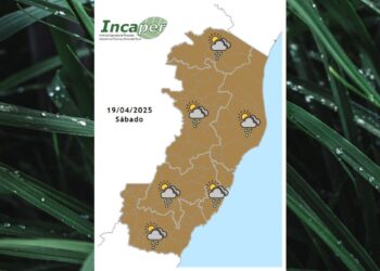 Veja previsão do tempo para o ES e Colatina neste sábado (19) - Foto: Incaper