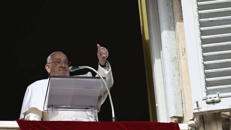 O Angelus de 2 de fevereiro de 2025 (VATICAN MEDIA Divisione Foto)