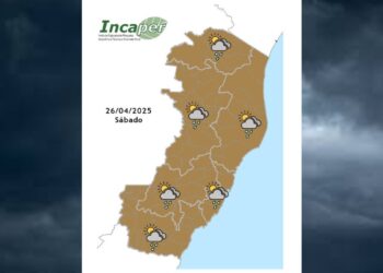 Veja previsão do tempo para o ES e Colatina neste sábado (26) - Foto: Incaper