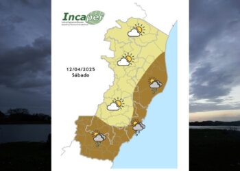 Veja previsão do tempo para o ES e Colatina neste sábado (12) - Foto: Incaper
