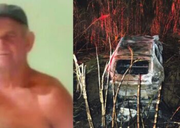 Acidente em Águia Branca: ultrapassagem resulta em morte e incêndio de veículos - Foto: Reprodução