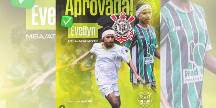 Evellyn Cozer, jovem promessa de Colatina, aprovada no Sub-12 do Corinthians - Foto: Divulgação