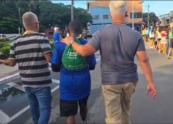 Vídeo | Foragido da justiça de Pernambuco é preso em corrida de rua de Vila Velha