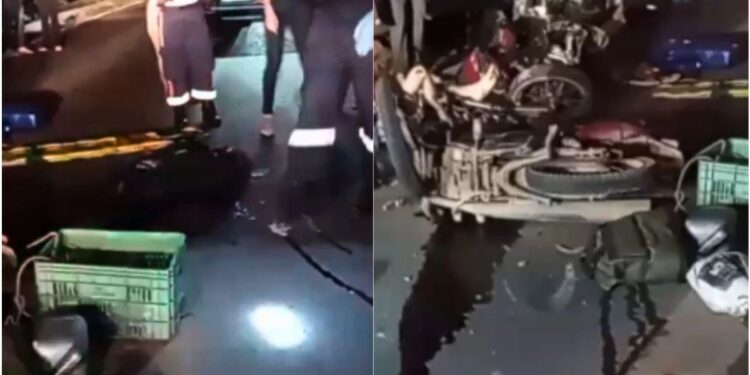 Dois motociclistas morrem após colisão na ES-366, em Santa Maria de Jetibá - Foto: Reprodução