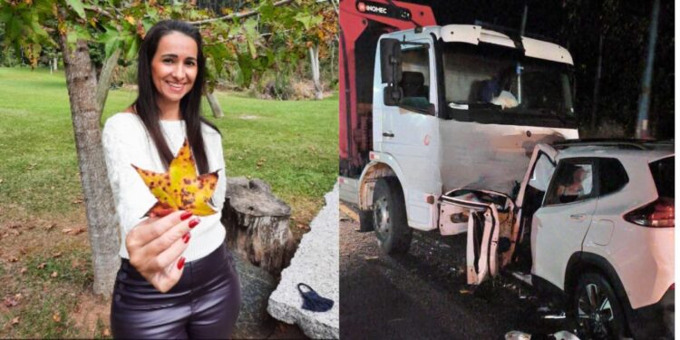 Empresária morre em colisão frontal com caminhão na BR-101, em Aracruz - Foto: Rede Social