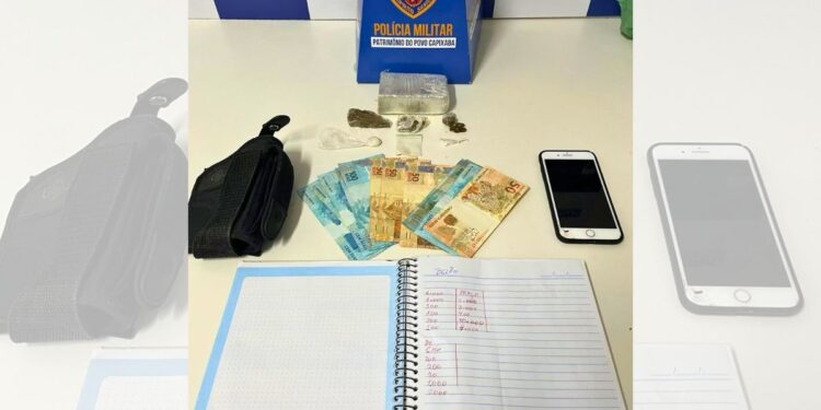 Colatina: mulher é detida após com drogas e dinheiro guardado em casa no bairro Bela Vista - Foto: PMES