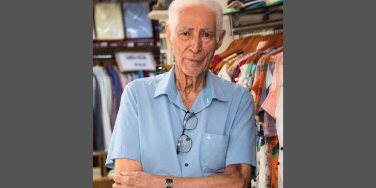 Falece Domingos Riva, referência do comércio colatinense, aos 90 anos - Foto: Reprodução