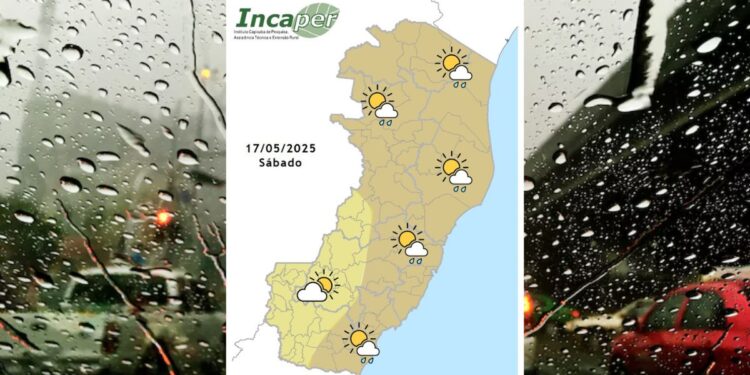 Previsão do tempo para o ES e Colatina neste domingo (18) - Foto: Incaper