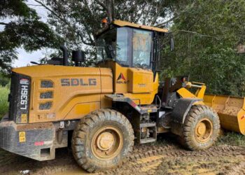 PC recupera pá carregadeira avaliada em R$ 500 mil furtada em Colatina - Foto: PCES