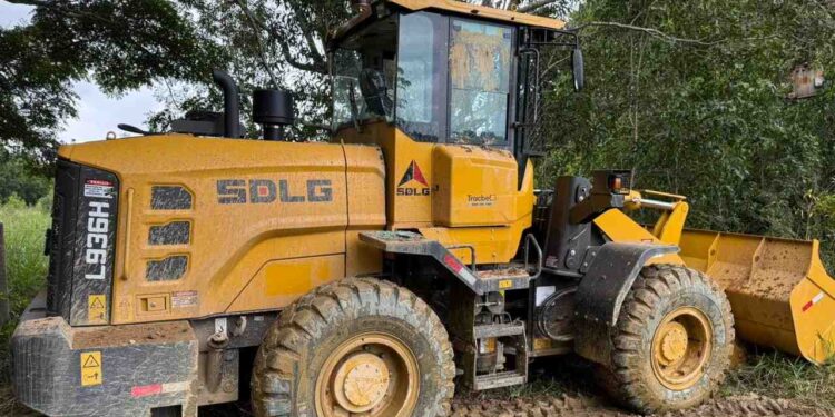PC recupera pá carregadeira avaliada em R$ 500 mil furtada em Colatina - Foto: PCES