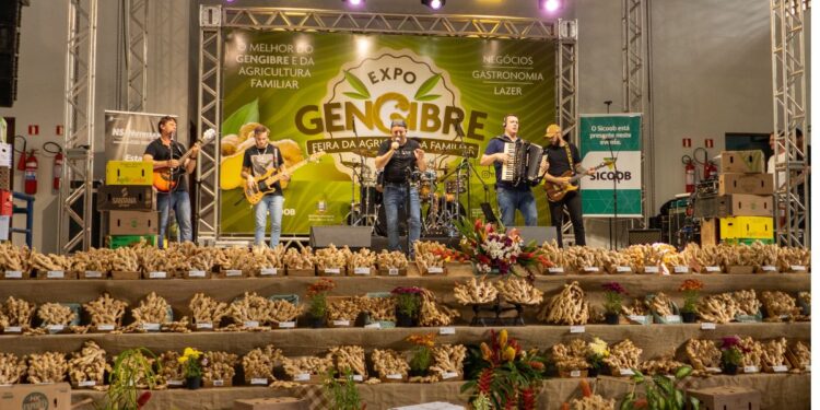 Expo Gengibre 2025 em Santa Leopoldina reúne gastronomia, shows e feira da agricultura familiar. Foto: divulgação