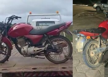 Suspeitos são presos e motos furtadas são recuperadas pela PM em Colatina e Marilândia - Fotos: PMES