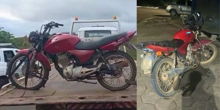 Suspeitos são presos e motos furtadas são recuperadas pela PM em Colatina e Marilândia - Fotos: PMES