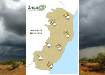 Previsão do tempo para o ES e Colatina nesta sexta (16) - Foto: Incaper