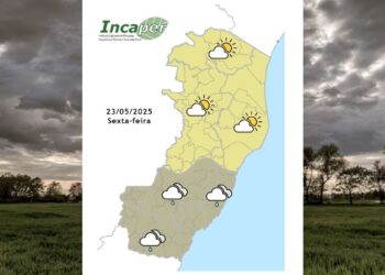 Veja como fica o tempo no ES e Colatina nesta sexta (23) - Foto: Incaper