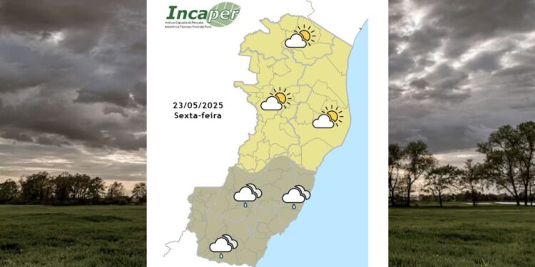 Veja como fica o tempo no ES e Colatina nesta sexta (23) - Foto: Incaper