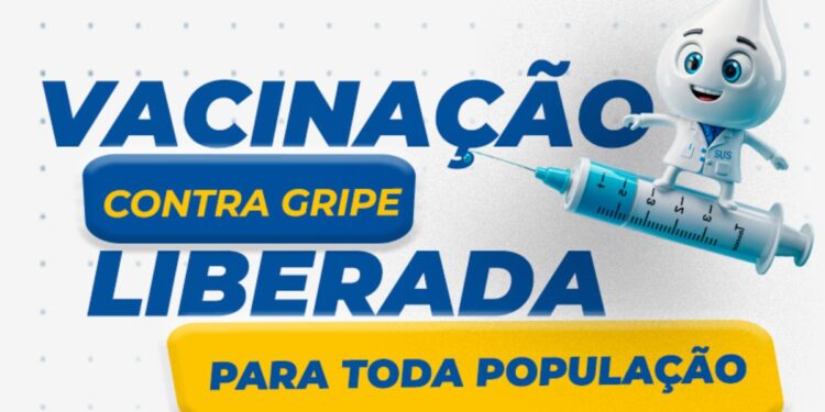 Vacinação contra a gripe está liberada para toda a população em Colatina. Imagem: PMC