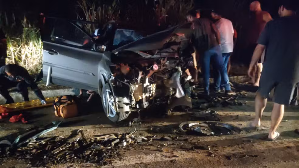 Acidente em São Domingos do Norte: mãe e filho morrem na ES-080 - Foto: Rede Social