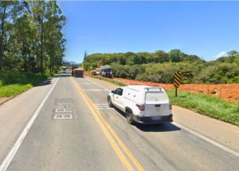 BR-101 na Serra terá sistema "Pare e Siga" nesta quarta-feira (4) para obras de duplicação - Foto: Google Street View