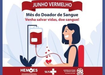 Junho Vermelho: Hemoes incentiva doação de sangue com ações especiais em todo o ES - Foto: Sesa