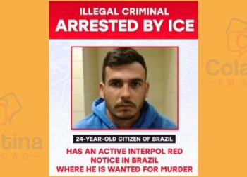 Homem procurado por homicídio em Água Doce do Norte é preso EUA - Foto: Reprodução