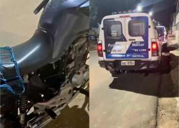 Homem é preso por empinar moto e fugir da PM e m Colatina - Foto: PMES