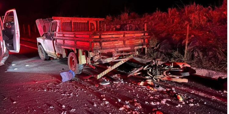 Motociclista morre após colisão na BR-259 em Colatina. Foto: redes sociais