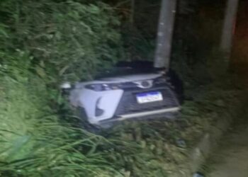 Mulher morre e três ficam feridos em acidente grave na ES-261, em Santa Teresa. Foto: Redes Sociais