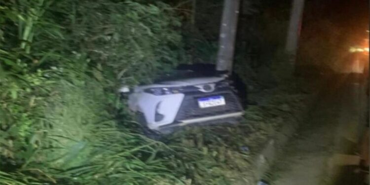 Mulher morre e três ficam feridos em acidente grave na ES-261, em Santa Teresa. Foto: Redes Sociais