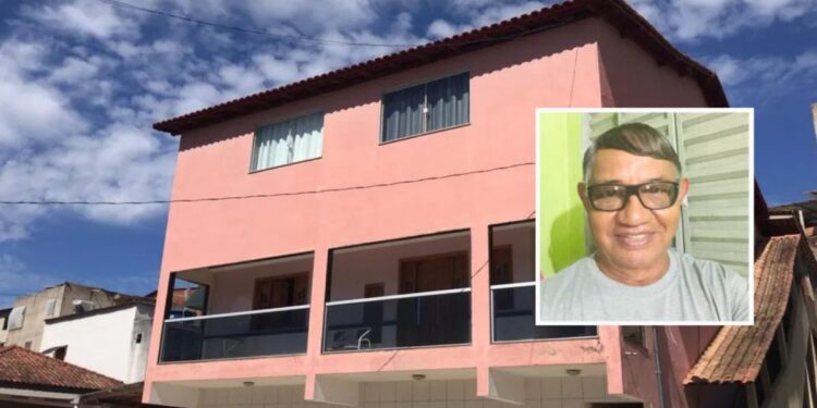 Casa onde homem foi morto e esquartejado em Vila Pavão, ES - Foto: Reprodução