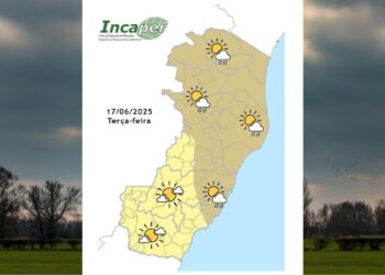 Previsão do tempo para o ES e Colatina nesta terça (17) - Foto: Incaper