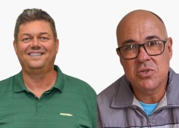 Bebeto Netto (PSD), de Santa Teresa, e Agnaldo Massafra, o Gasolina (PSB), de Castelo - Foto: Reprodução