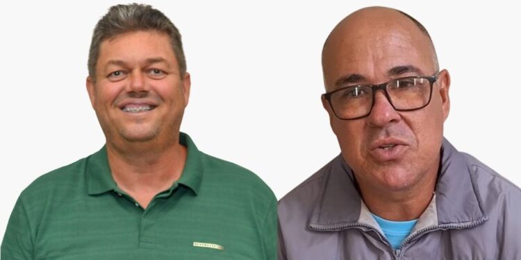 Bebeto Netto (PSD), de Santa Teresa, e Agnaldo Massafra, o Gasolina (PSB), de Castelo - Foto: Reprodução