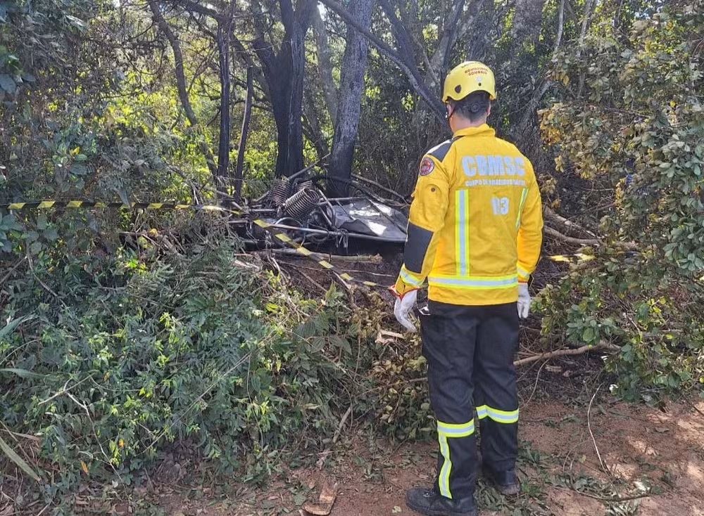 Balão cai em Santa Catarina após pegar fogo e deixa 8 mortos e 13 feridos - Fotos: Reprodução