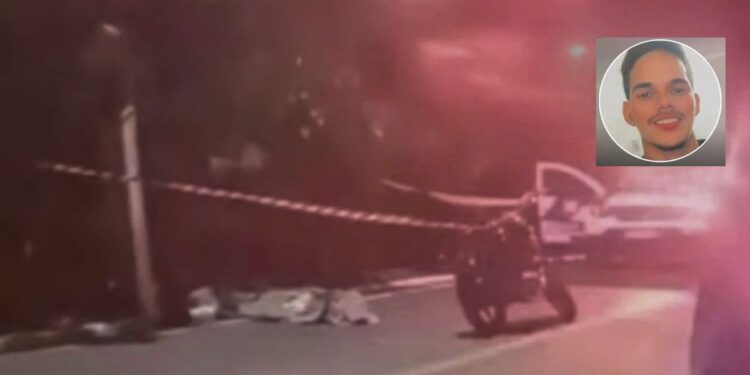 Jovem morre após perder controle de moto e colidir com poste em João Neiva - Foto: Rede Social