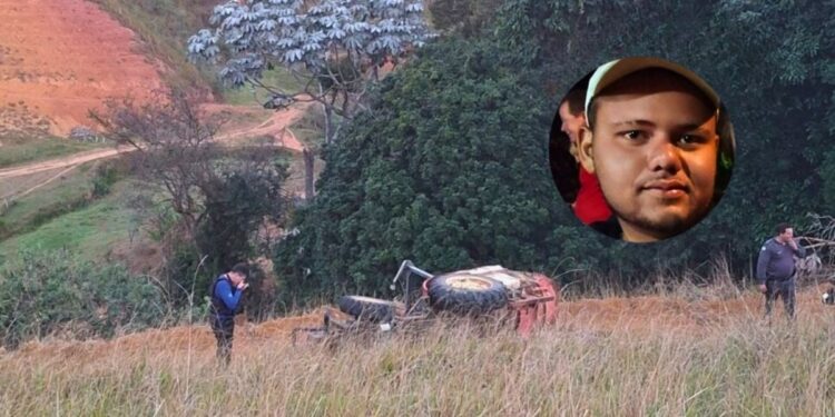 Jovem Morre Esmagado por trator em Santa Teresa - Foto: Reprodução